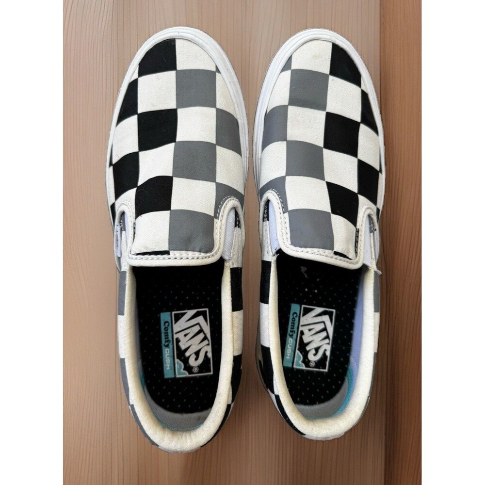 EUC Vans ComfyCush Big Checker Slip-On VN0A3WMDVND M8.5 W10